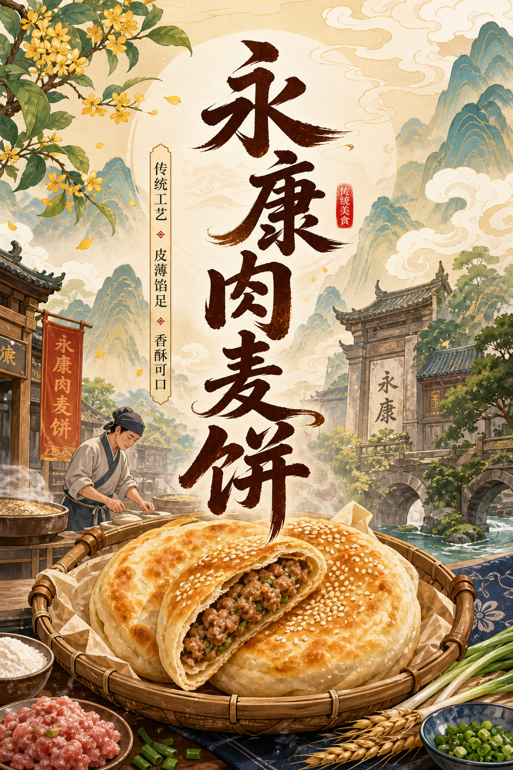 永康肉麦饼