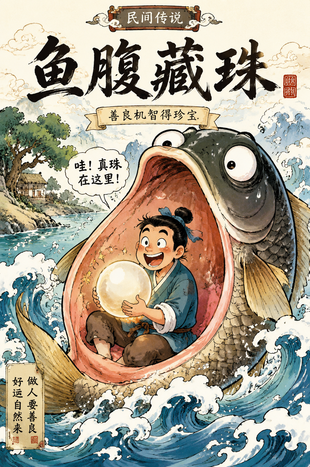 鱼腹藏珠