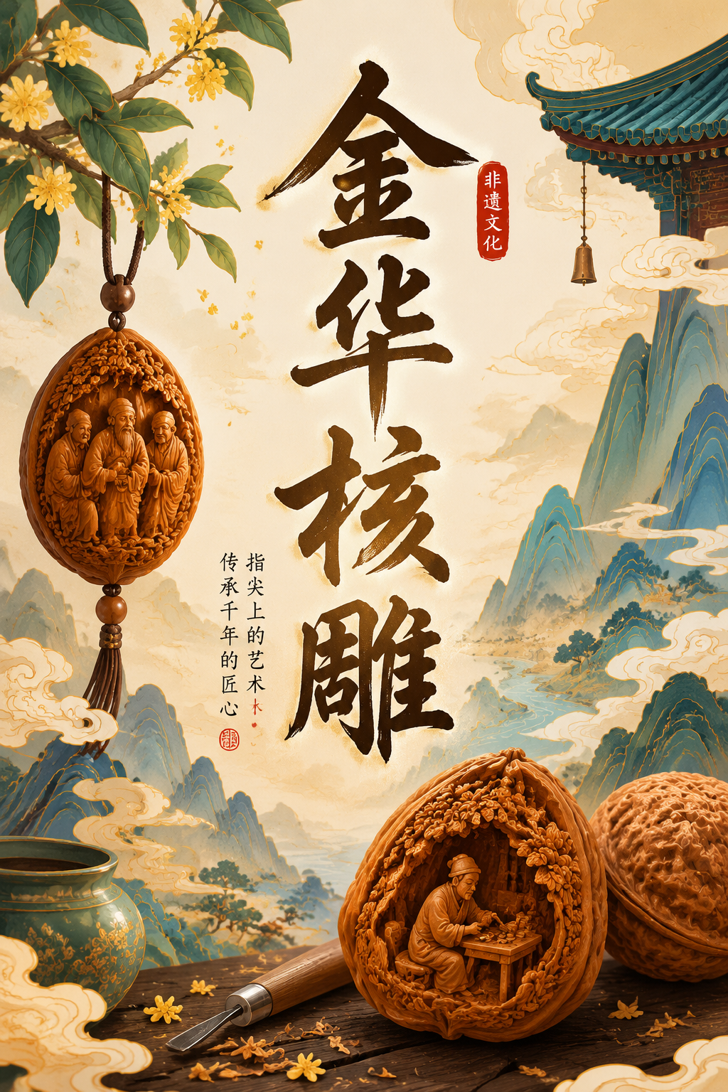 金华核雕