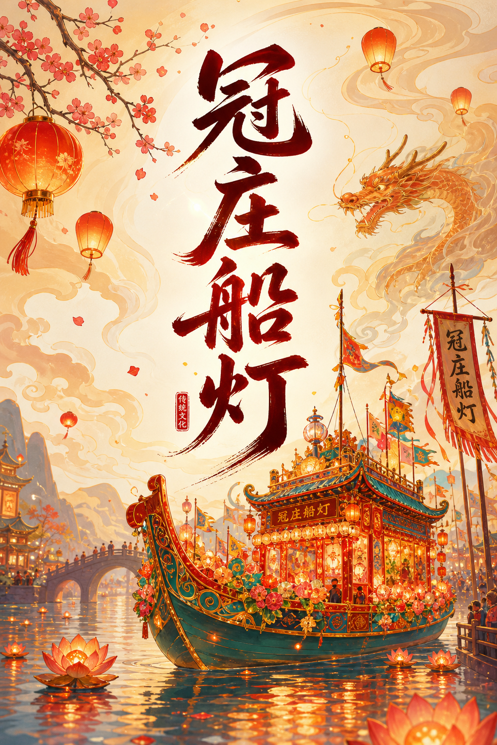 冠庄船灯