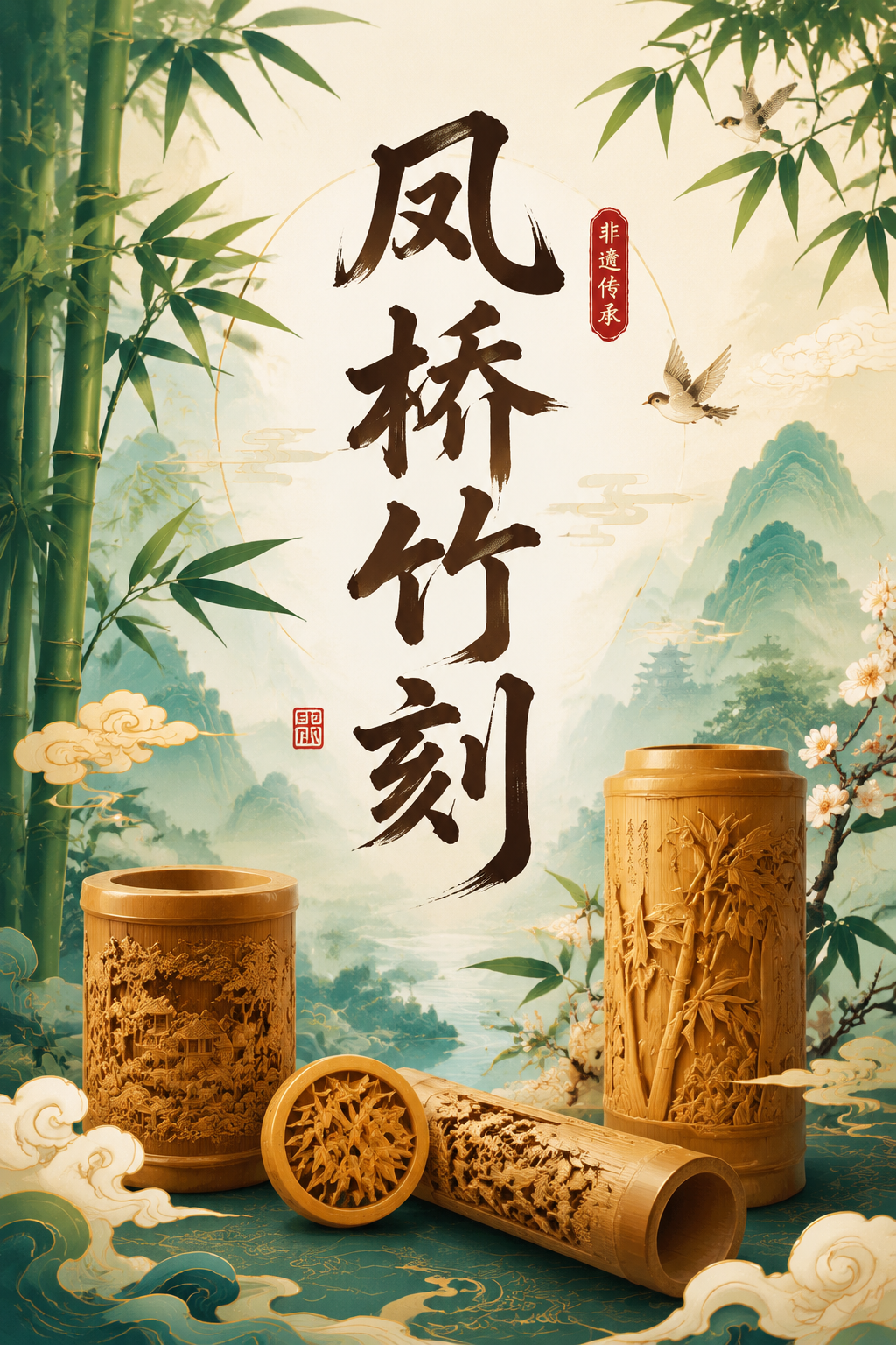 凤桥竹刻