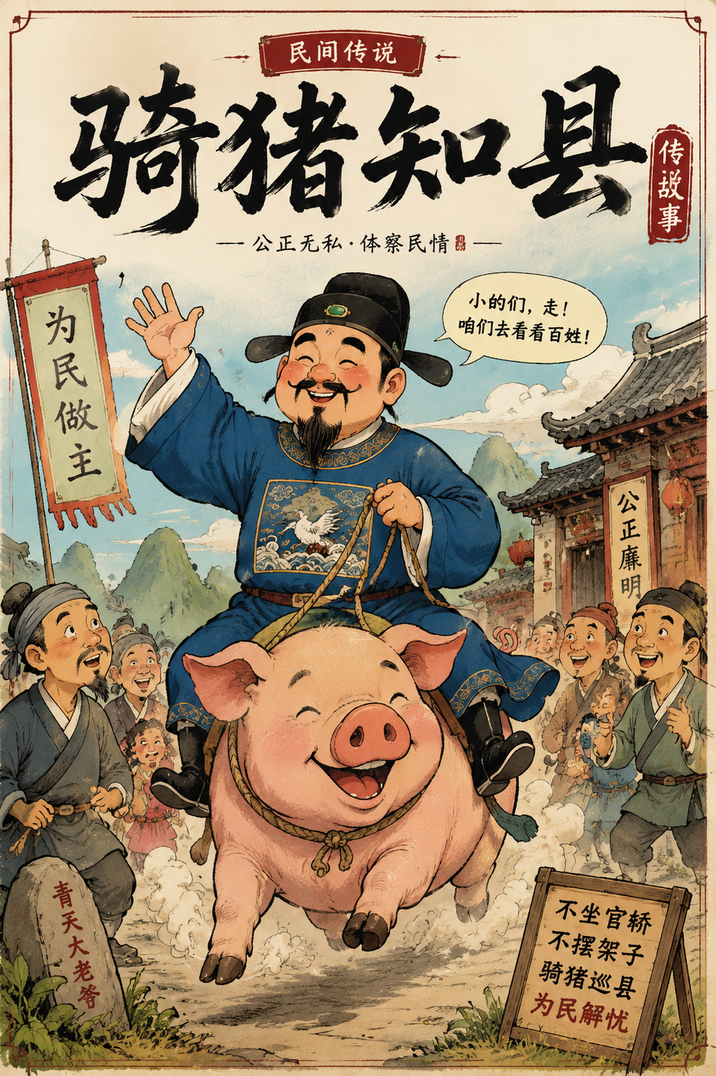 骑猪知县