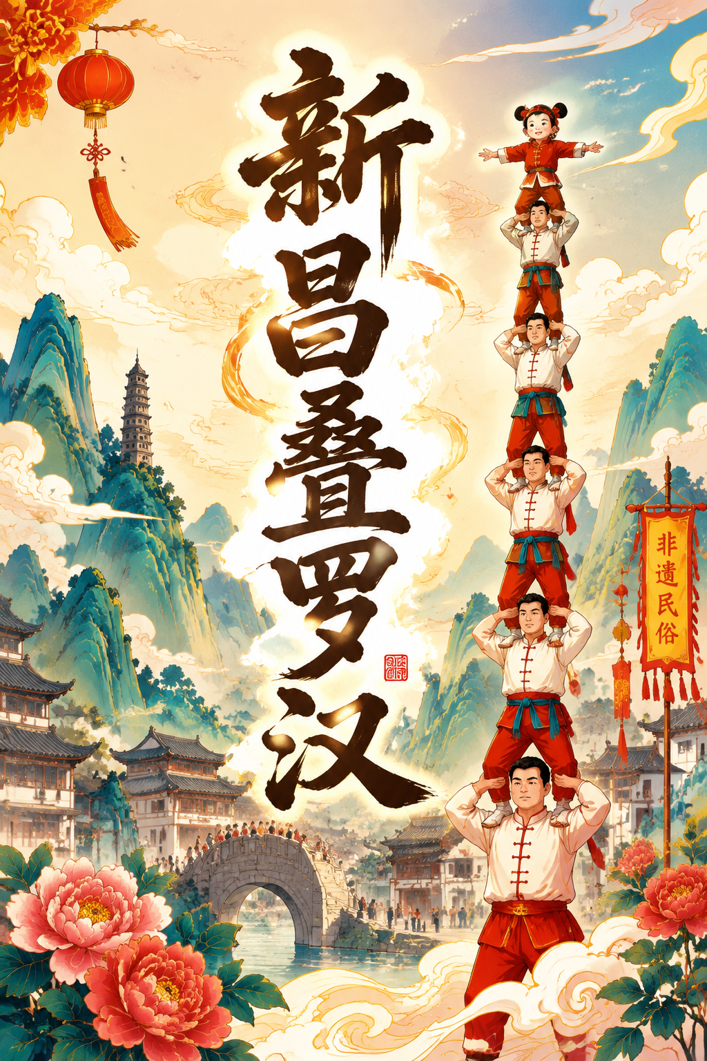 新昌叠罗汉