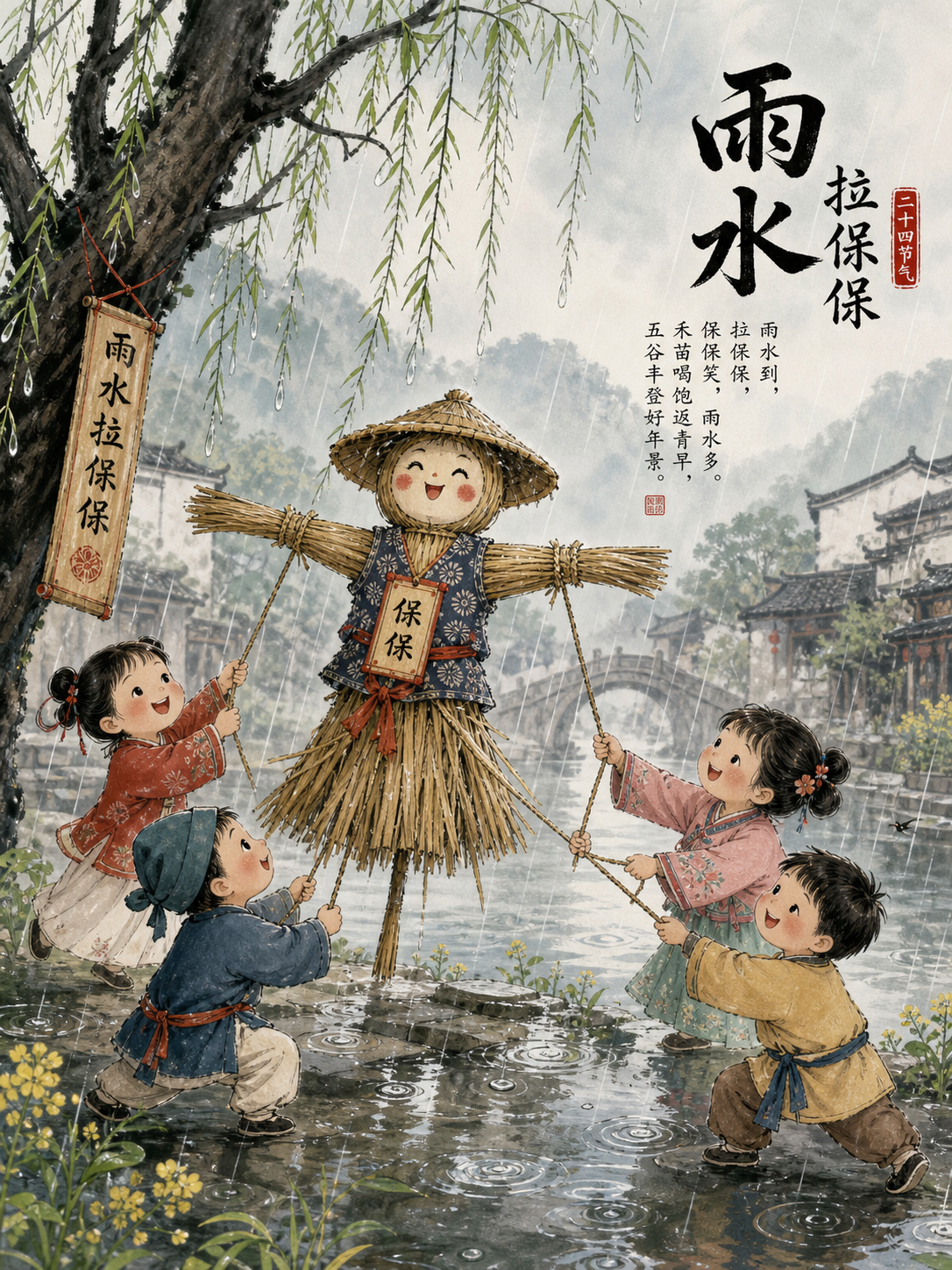 雨水拉保保