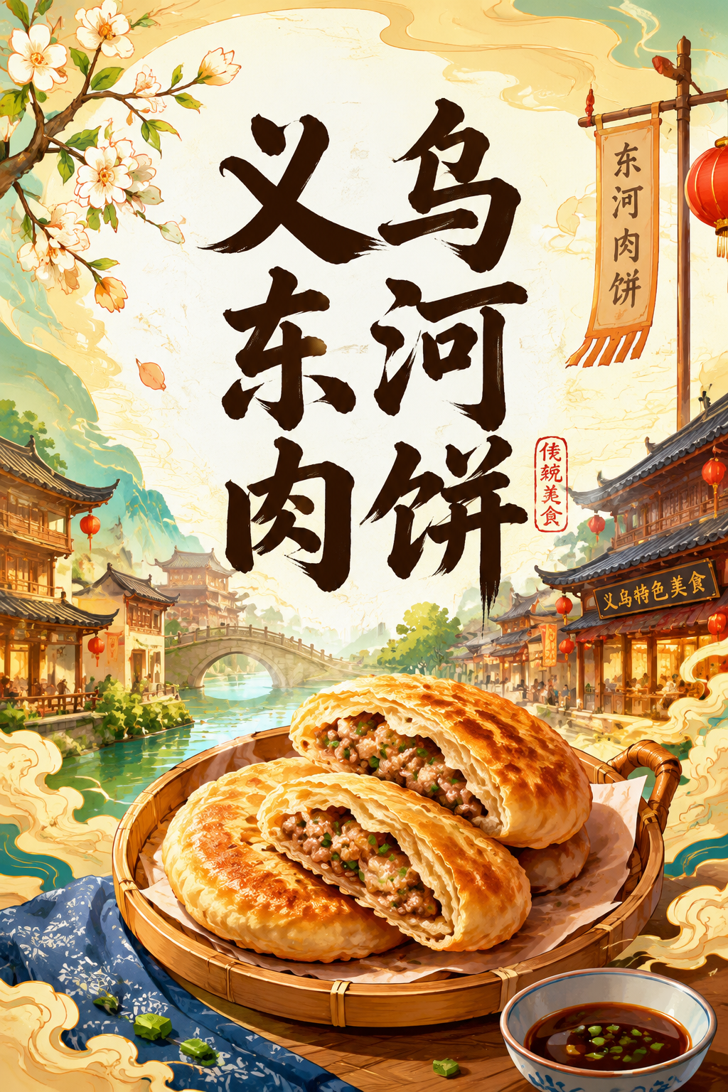 义乌东河肉饼