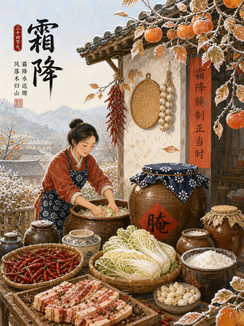 霜降腌制