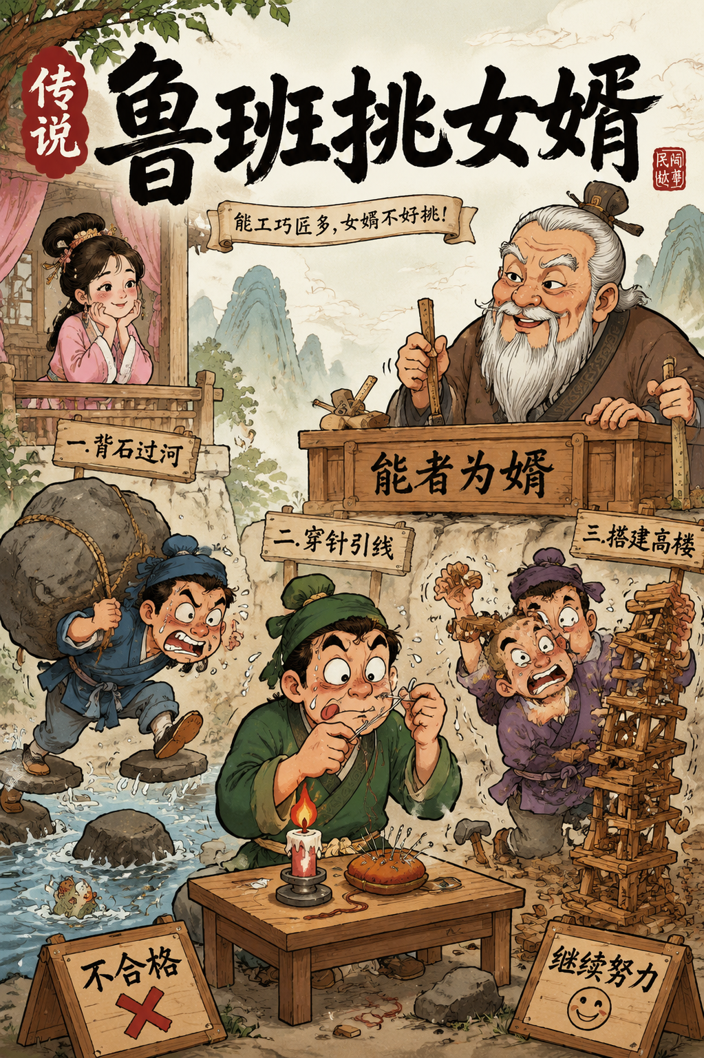 鲁班挑女婿