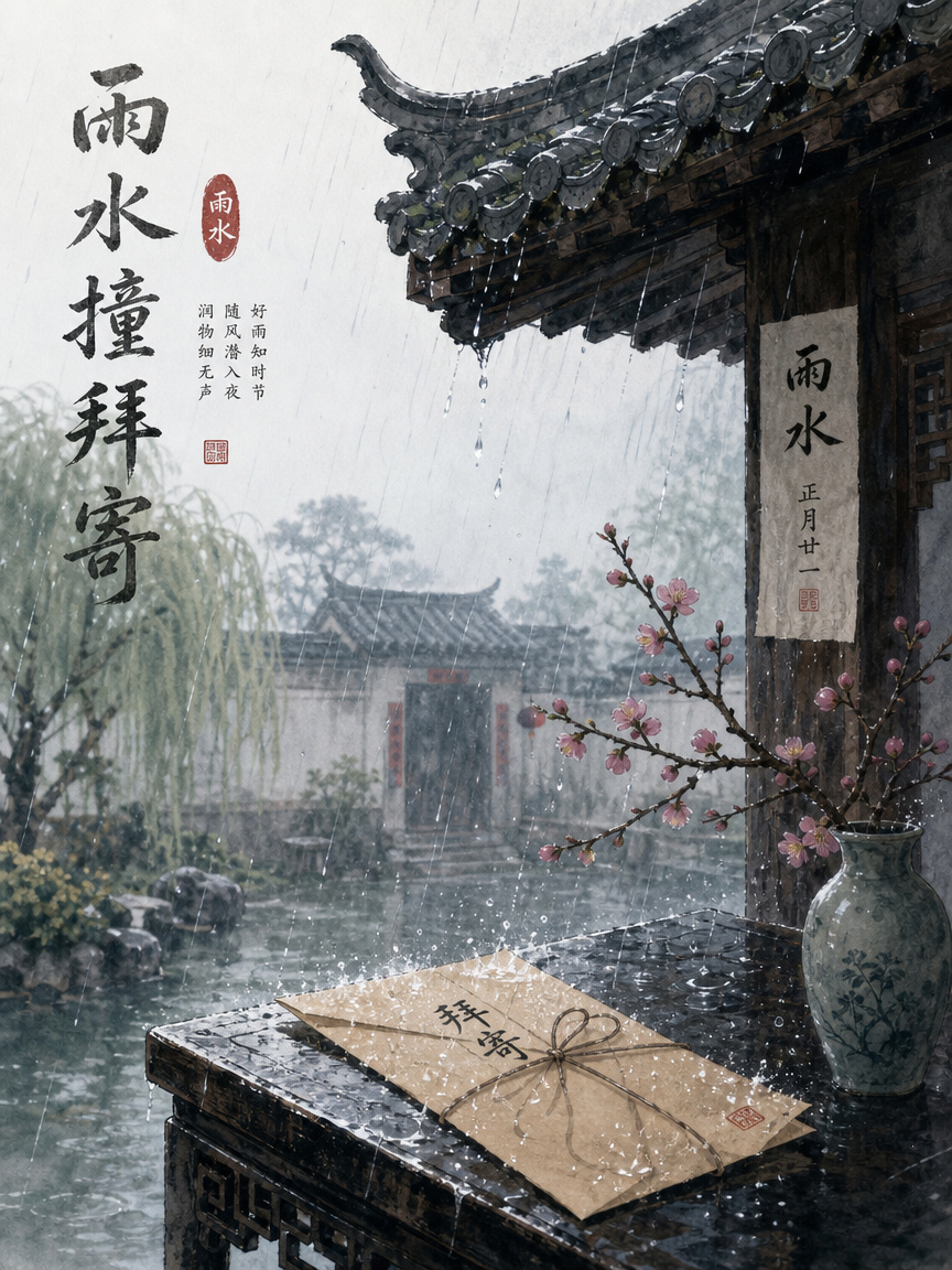 雨水撞拜寄