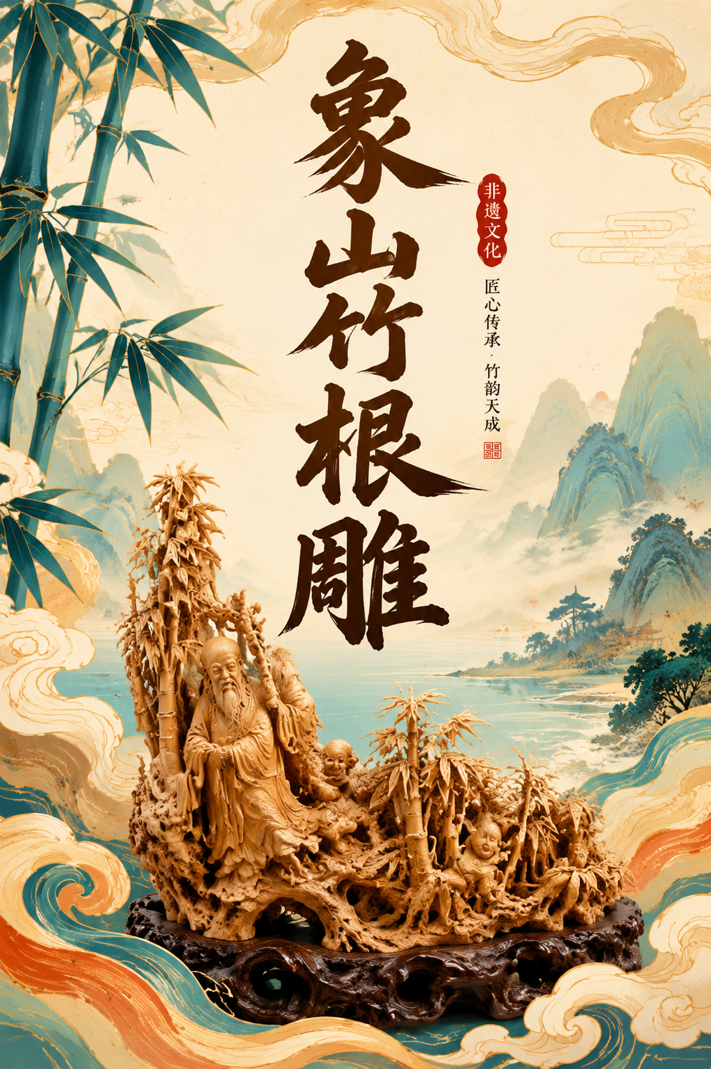 象山竹根雕