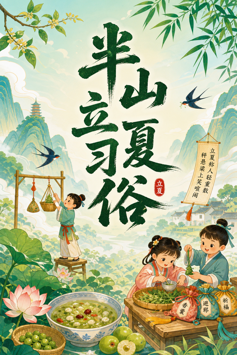 半山立夏习俗