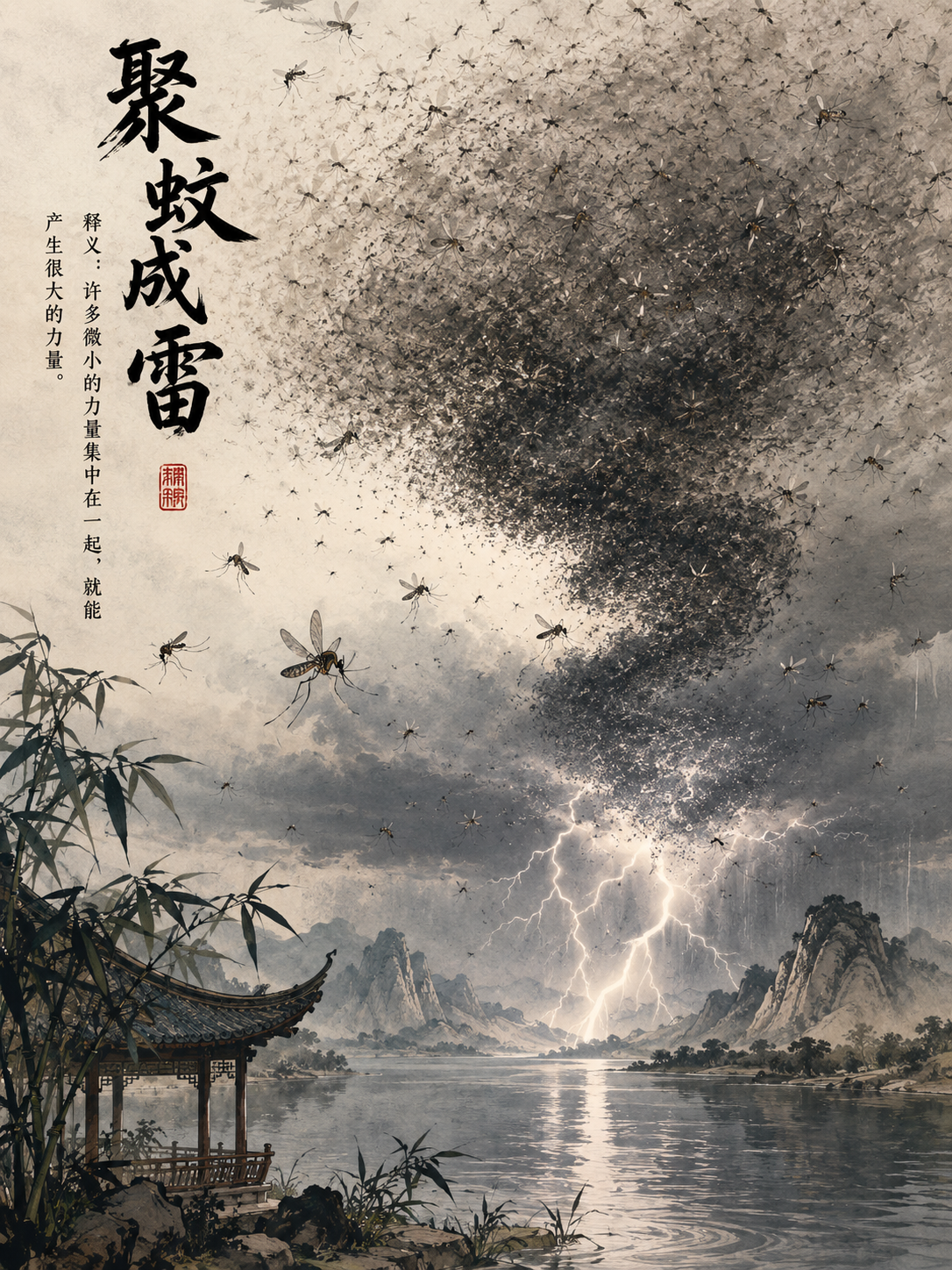 聚蚊成雷