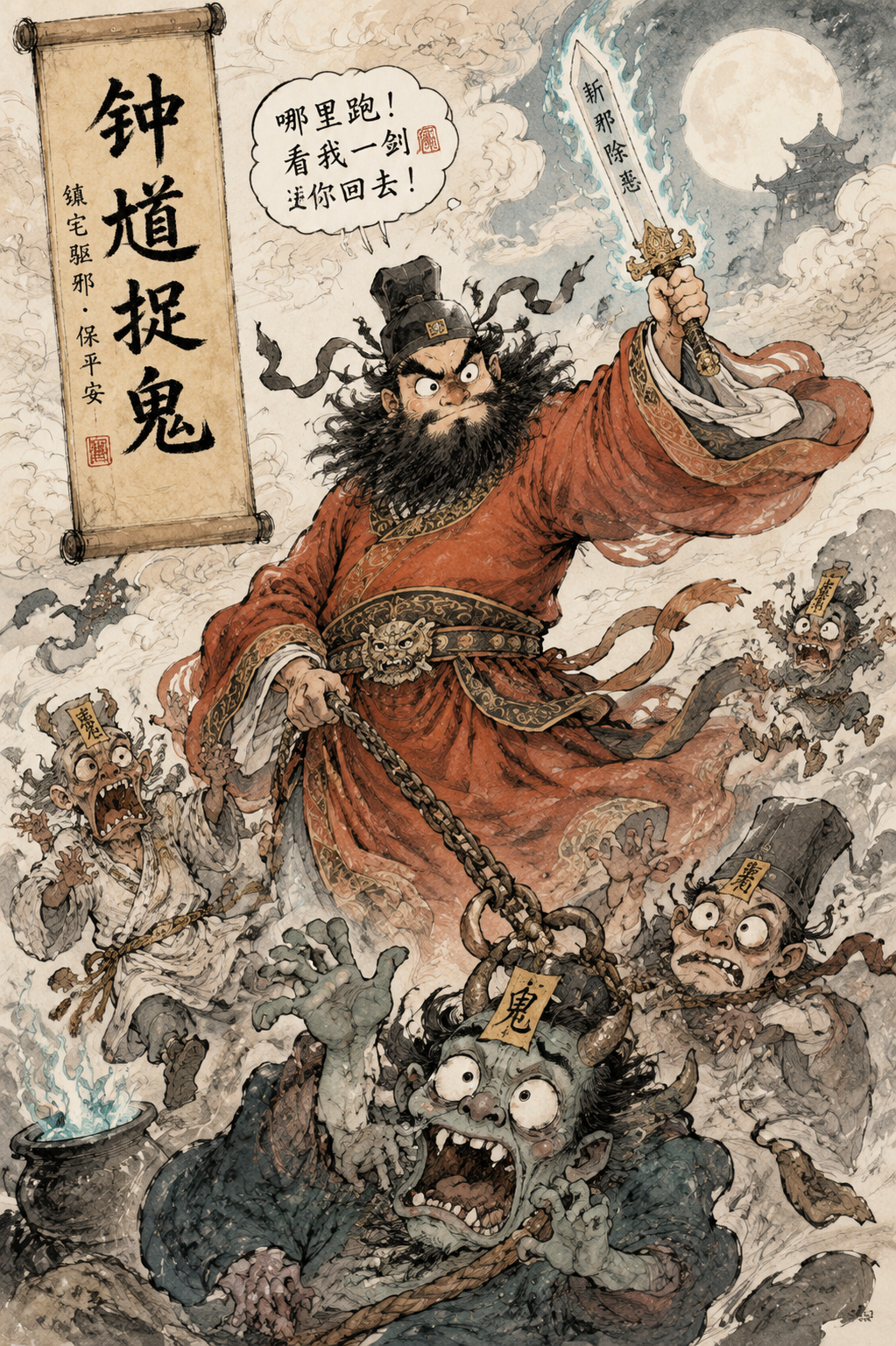 钟馗捉鬼