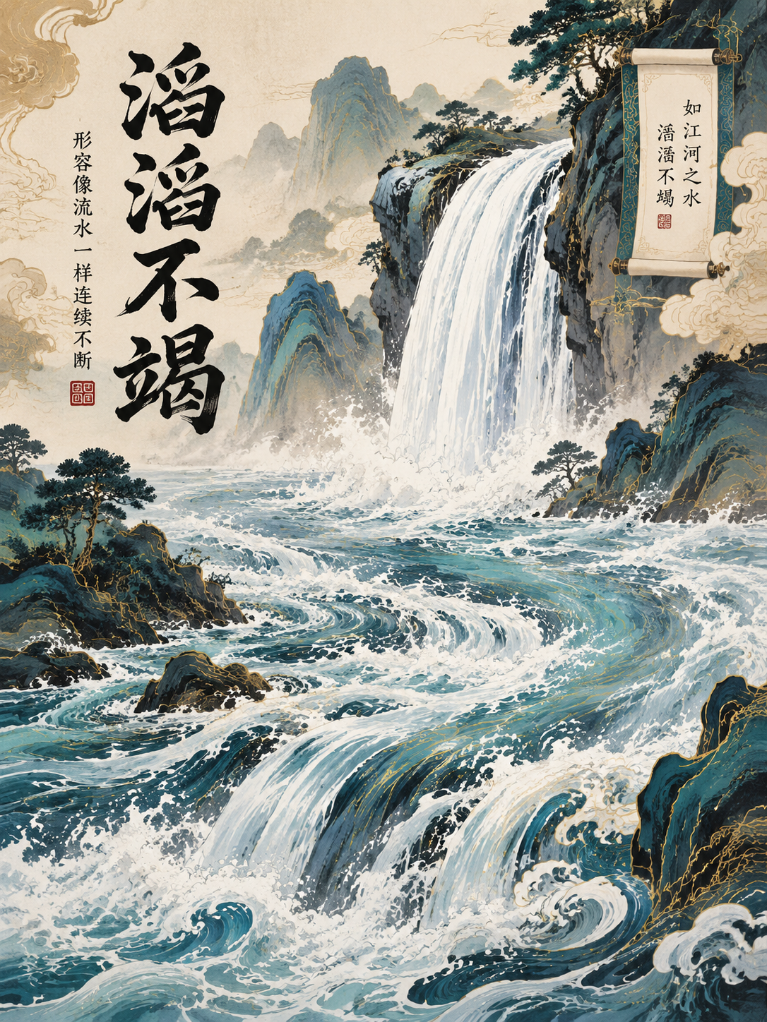 滔滔不竭