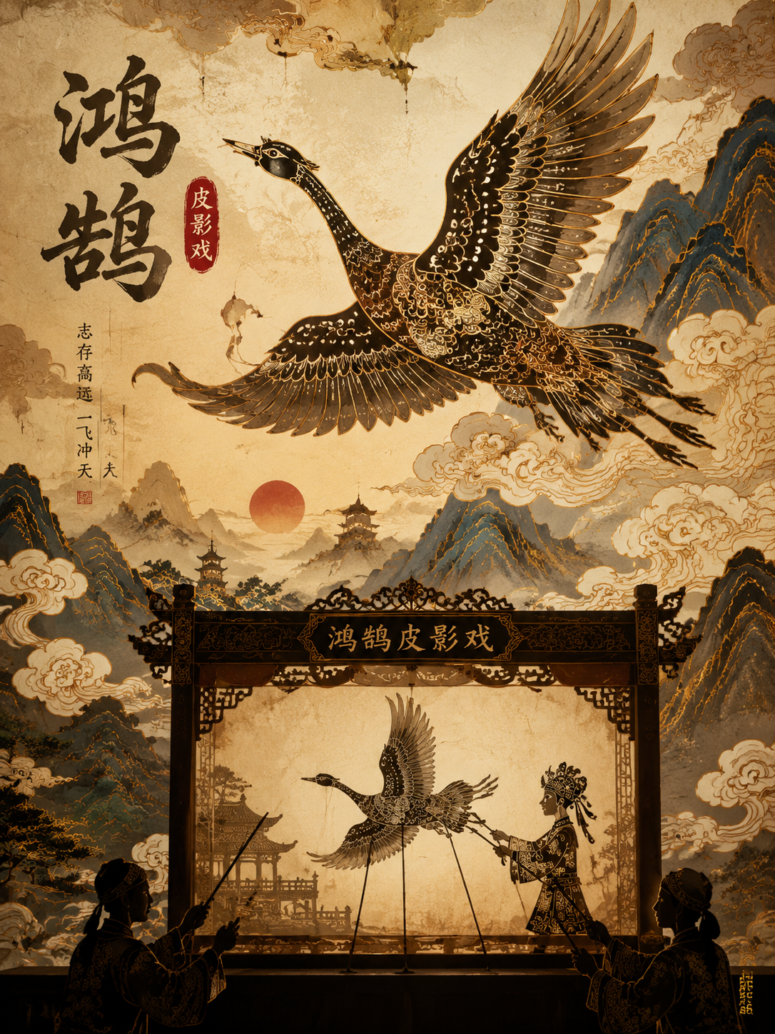 鸿鹄皮影戏