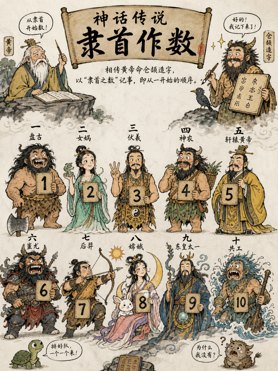 隶首作数