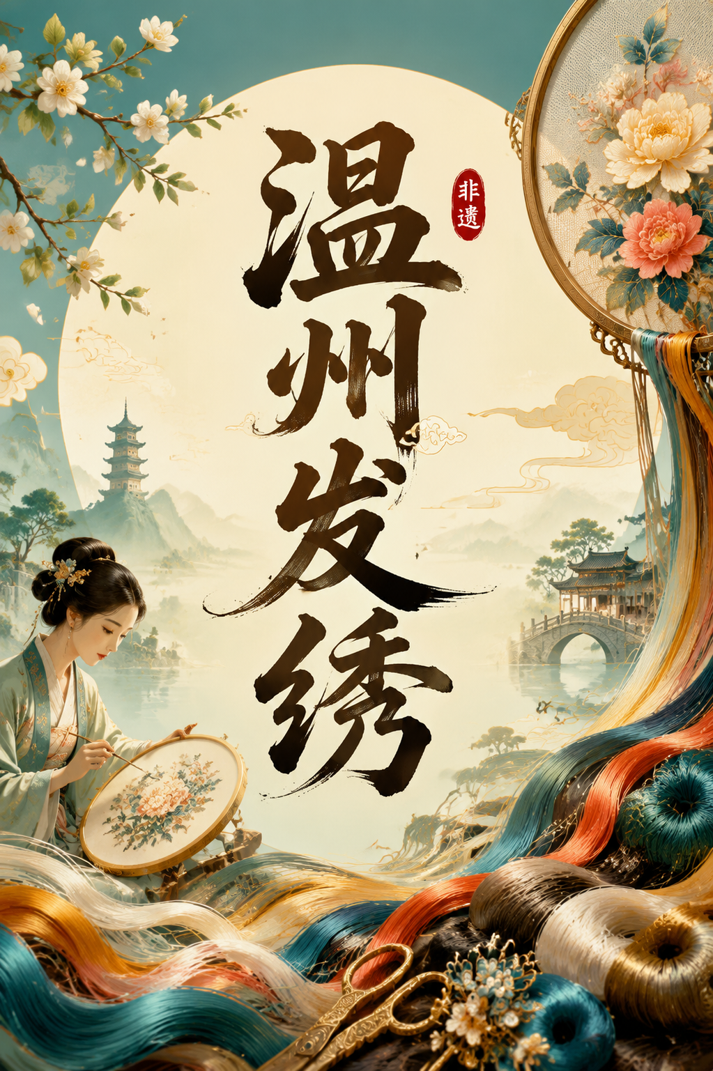 温州发绣