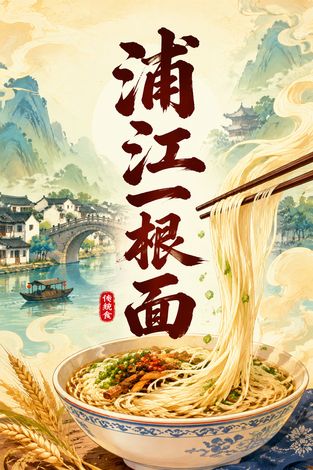 浦江一根面