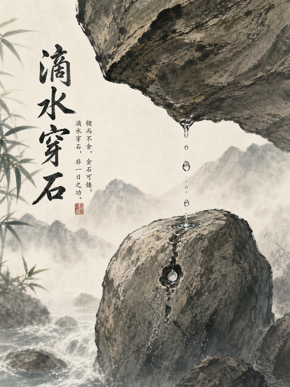 滴水穿石