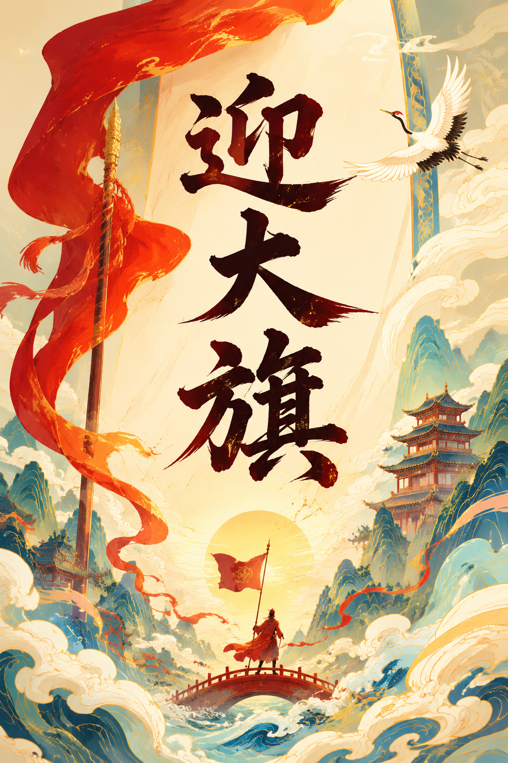 迎大旗