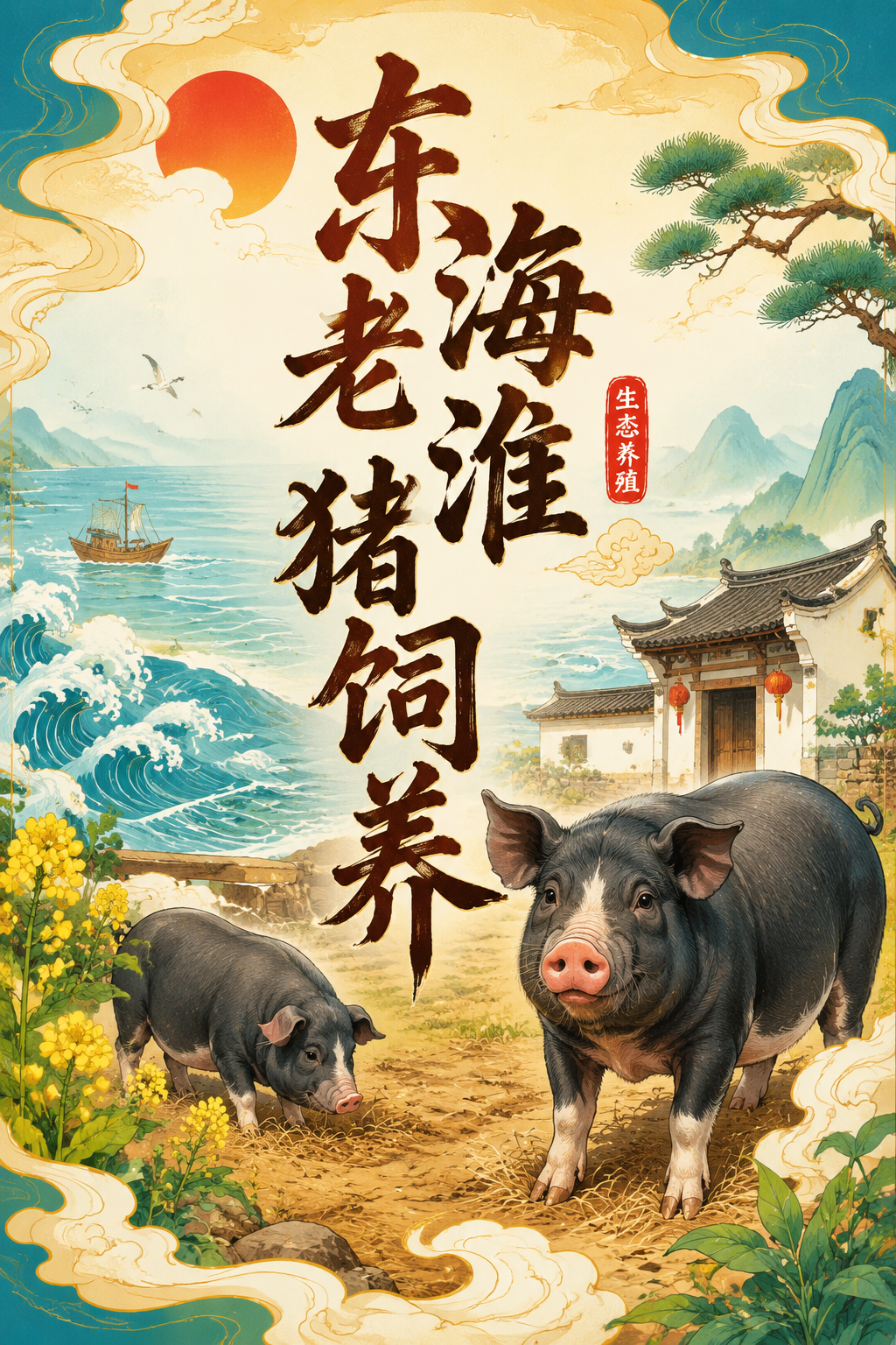东海老淮猪饲养