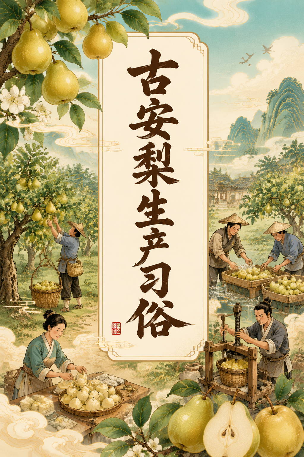 古安梨生产习俗
