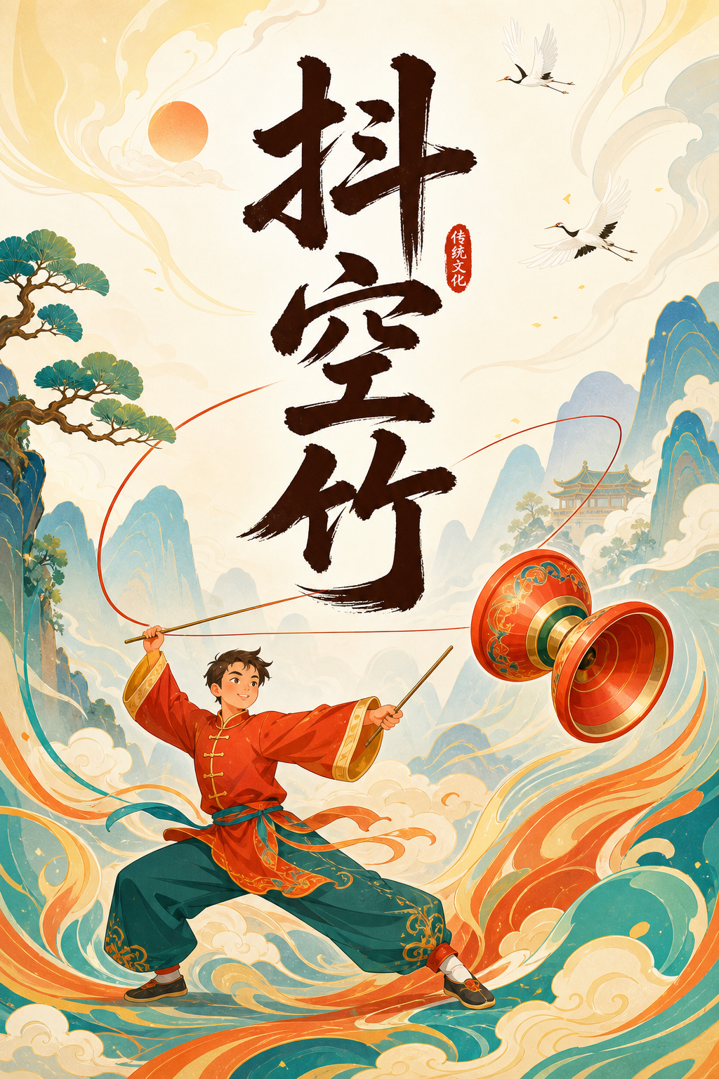 抖空竹