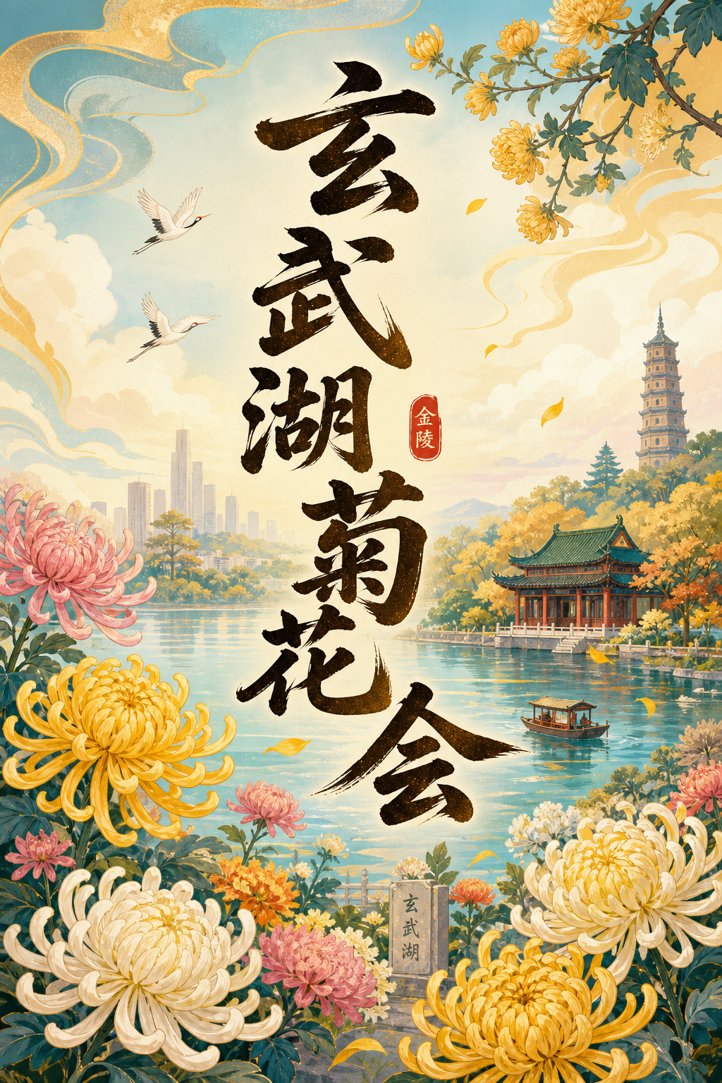 玄武湖菊花会