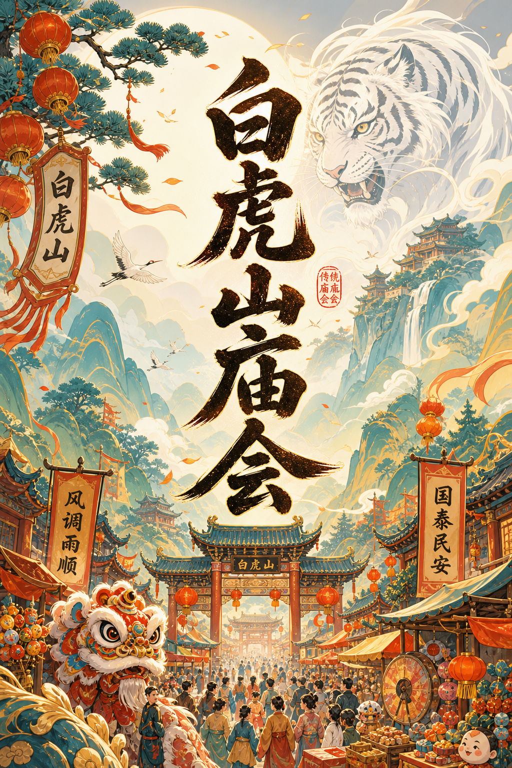 白虎山庙会