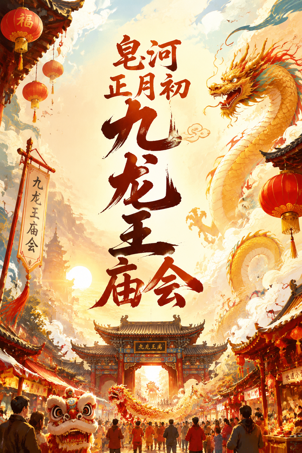 皂河正月初九龙王庙会