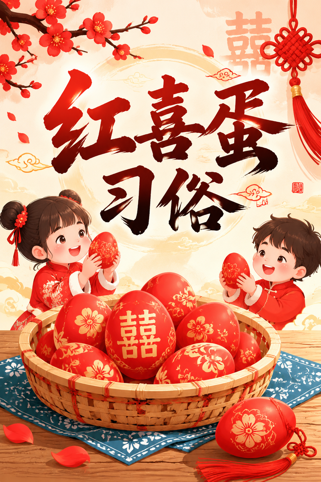红喜蛋习俗