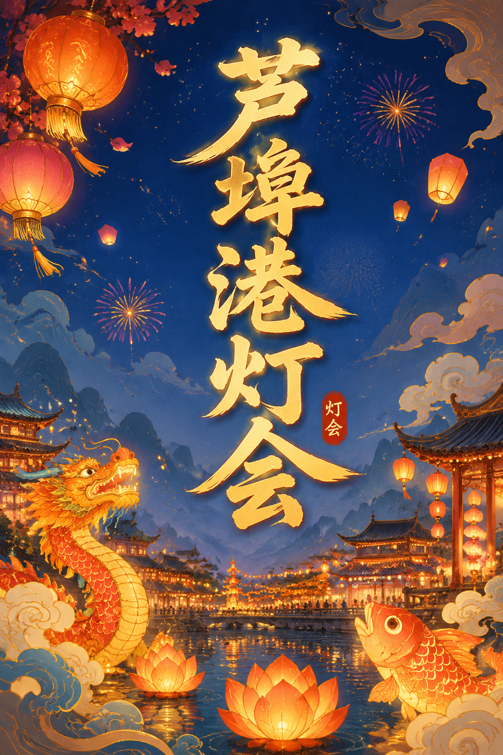 芦埠港灯会