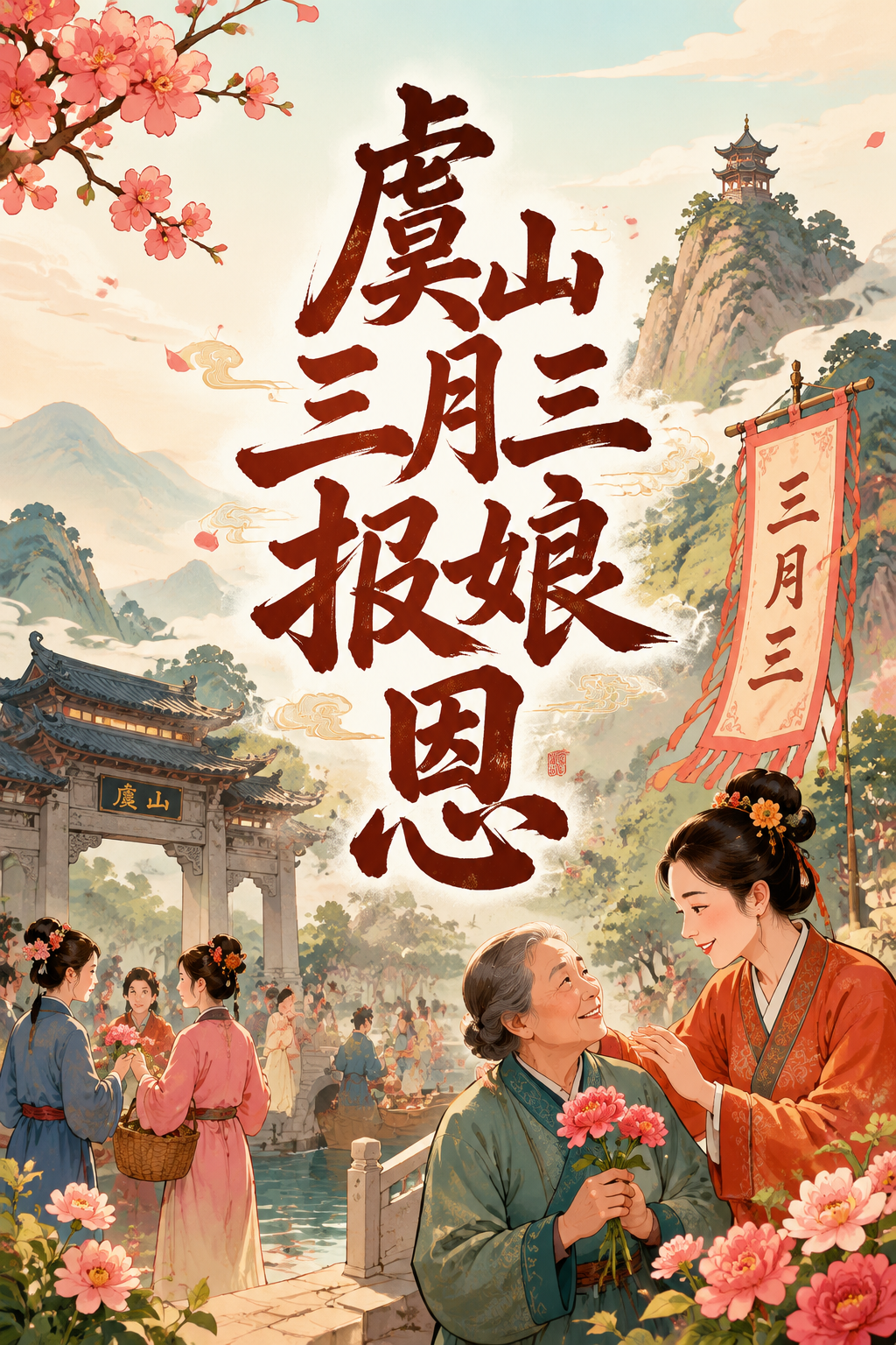 虞山三月三报娘恩