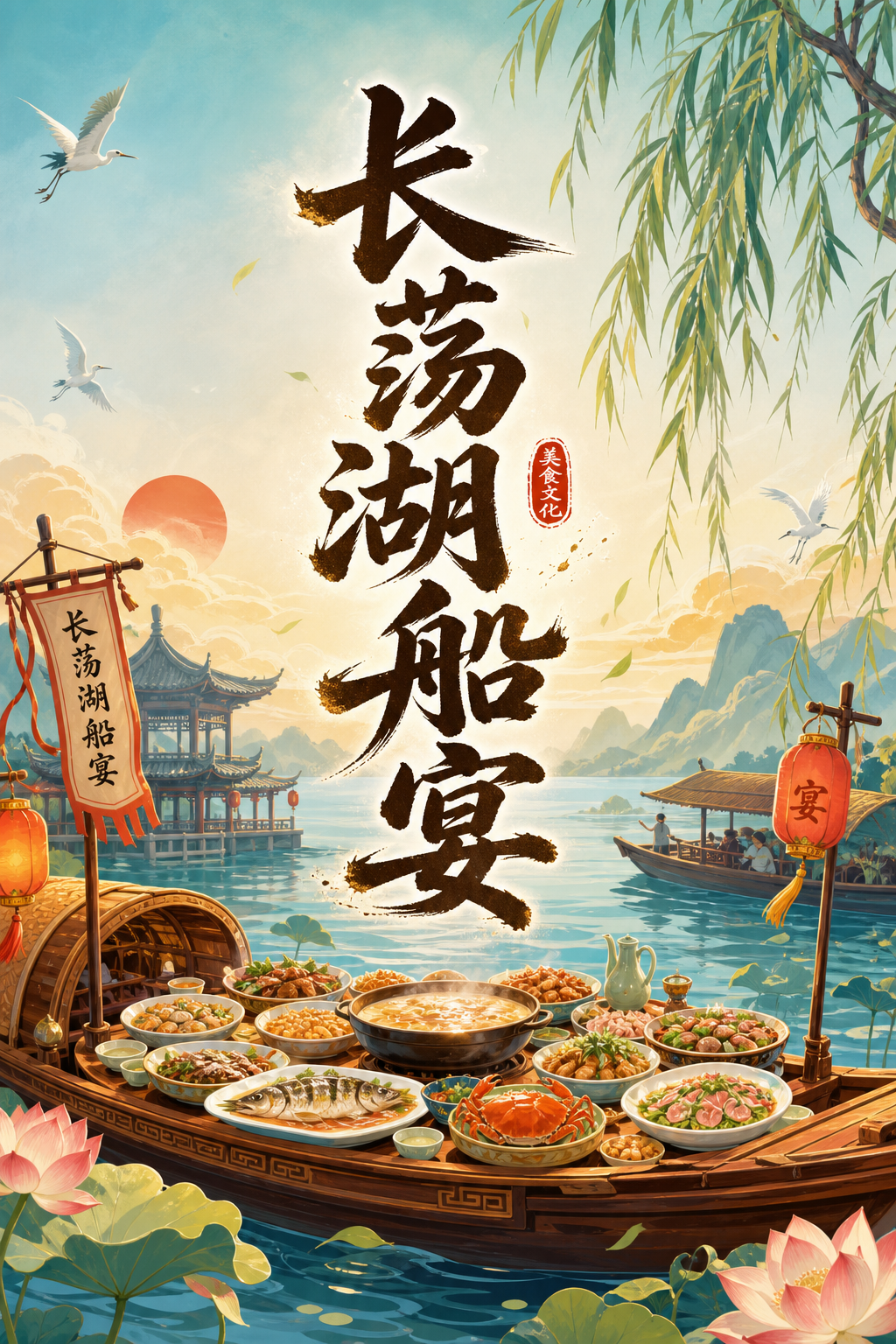 长荡湖船宴