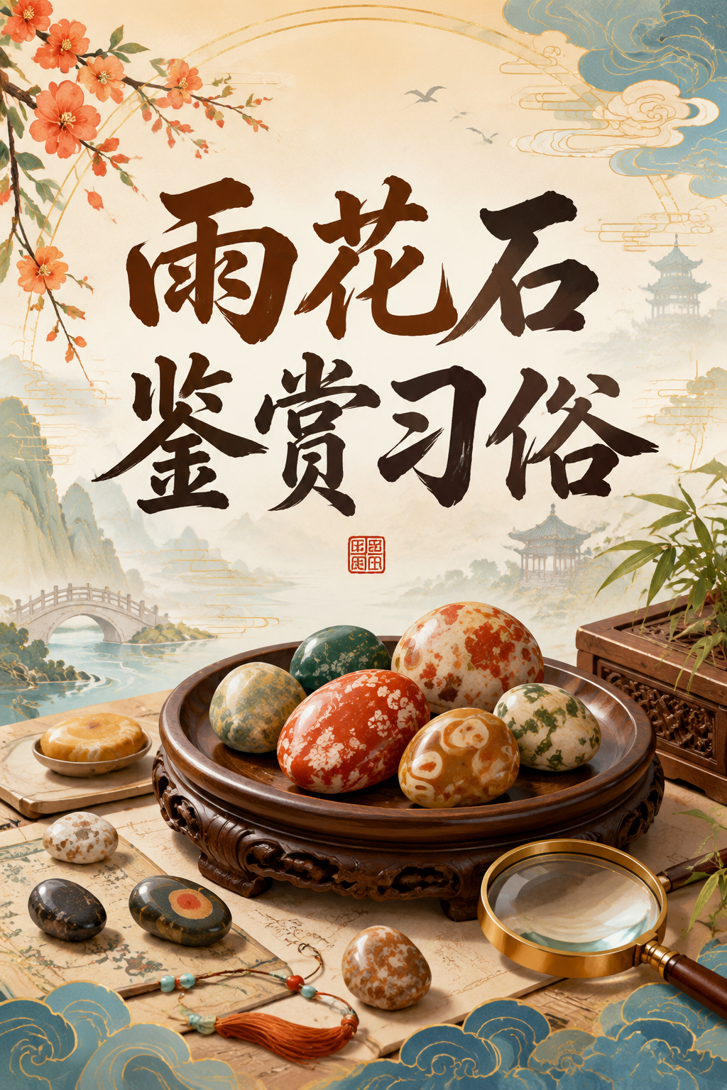 雨花石鉴赏习俗