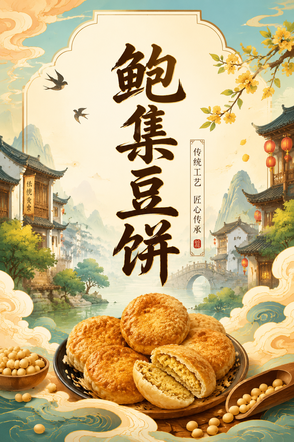 鲍集豆饼