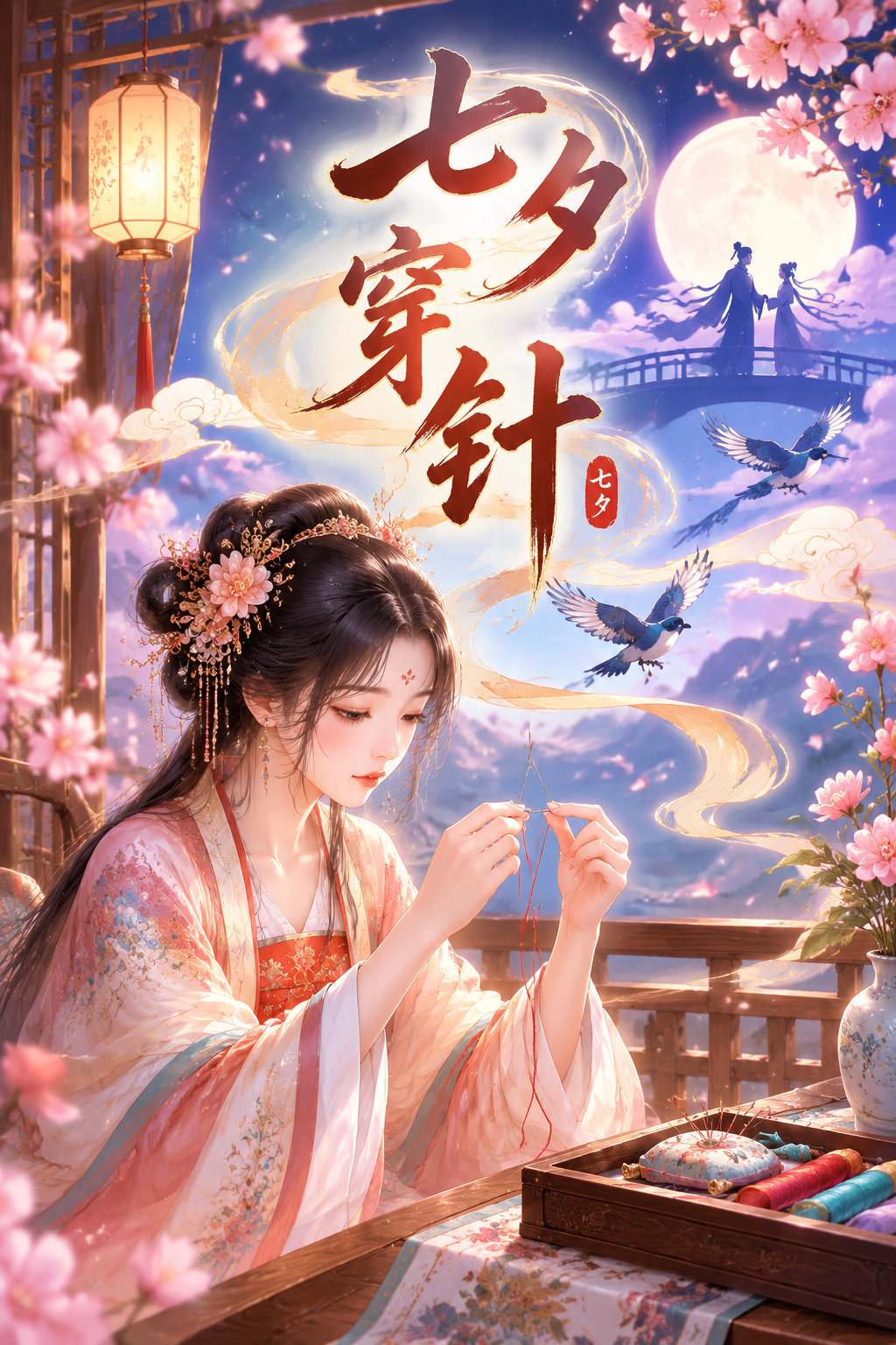 七夕穿针