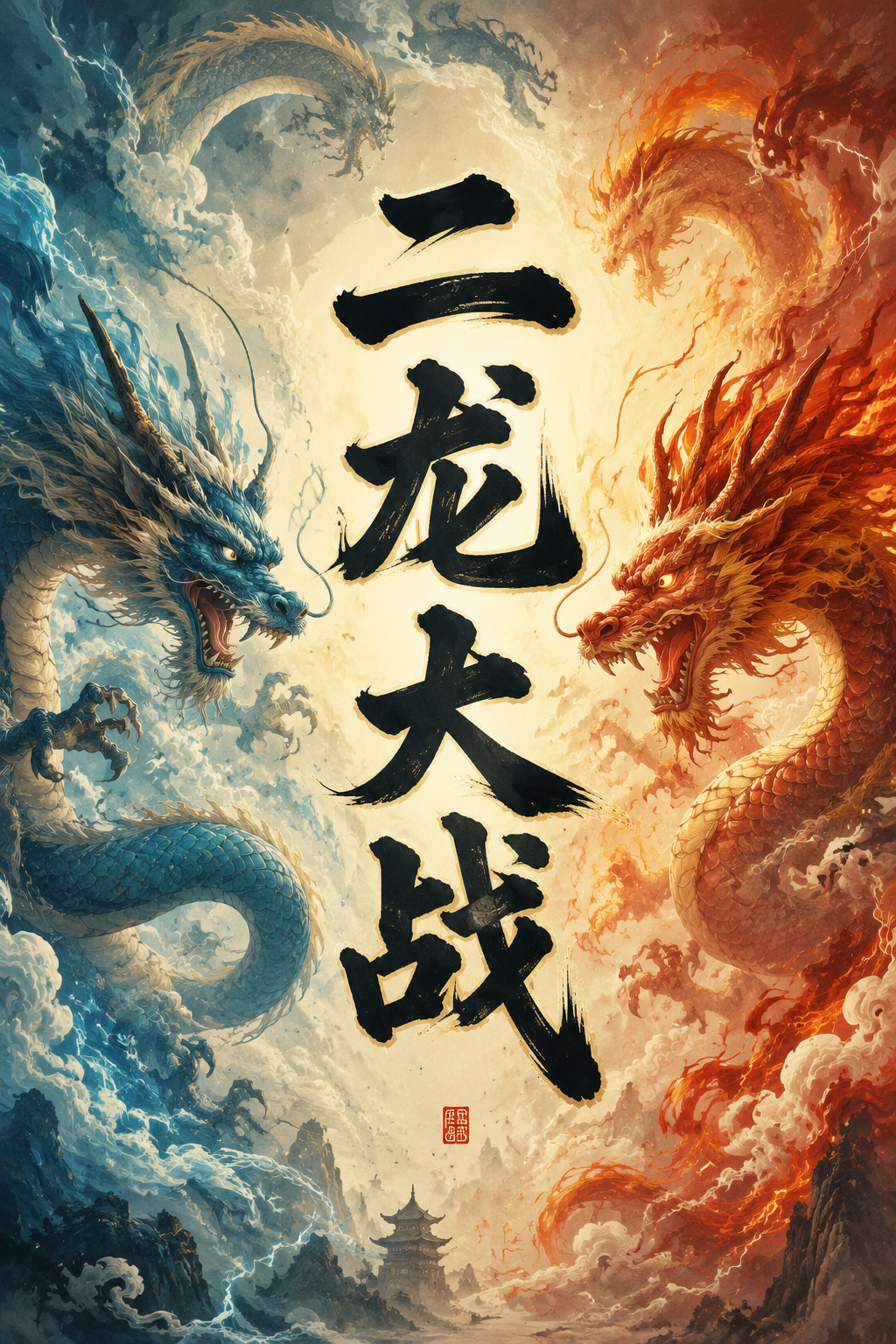 二龙大战