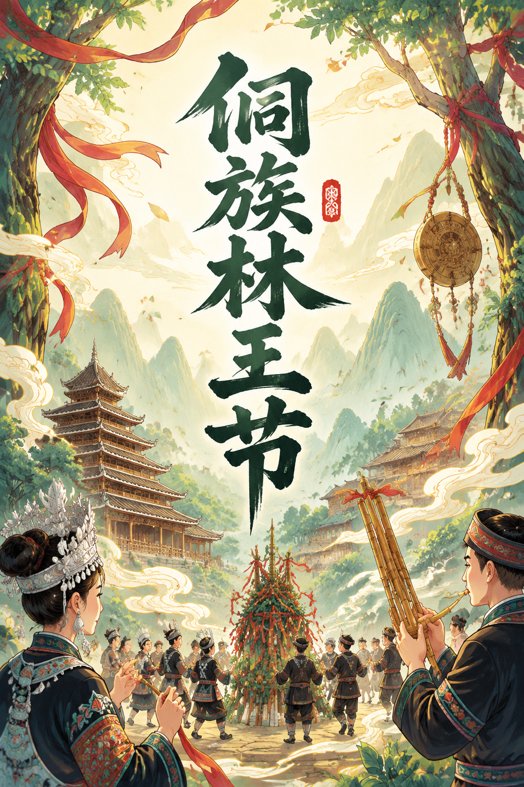 侗族林王节