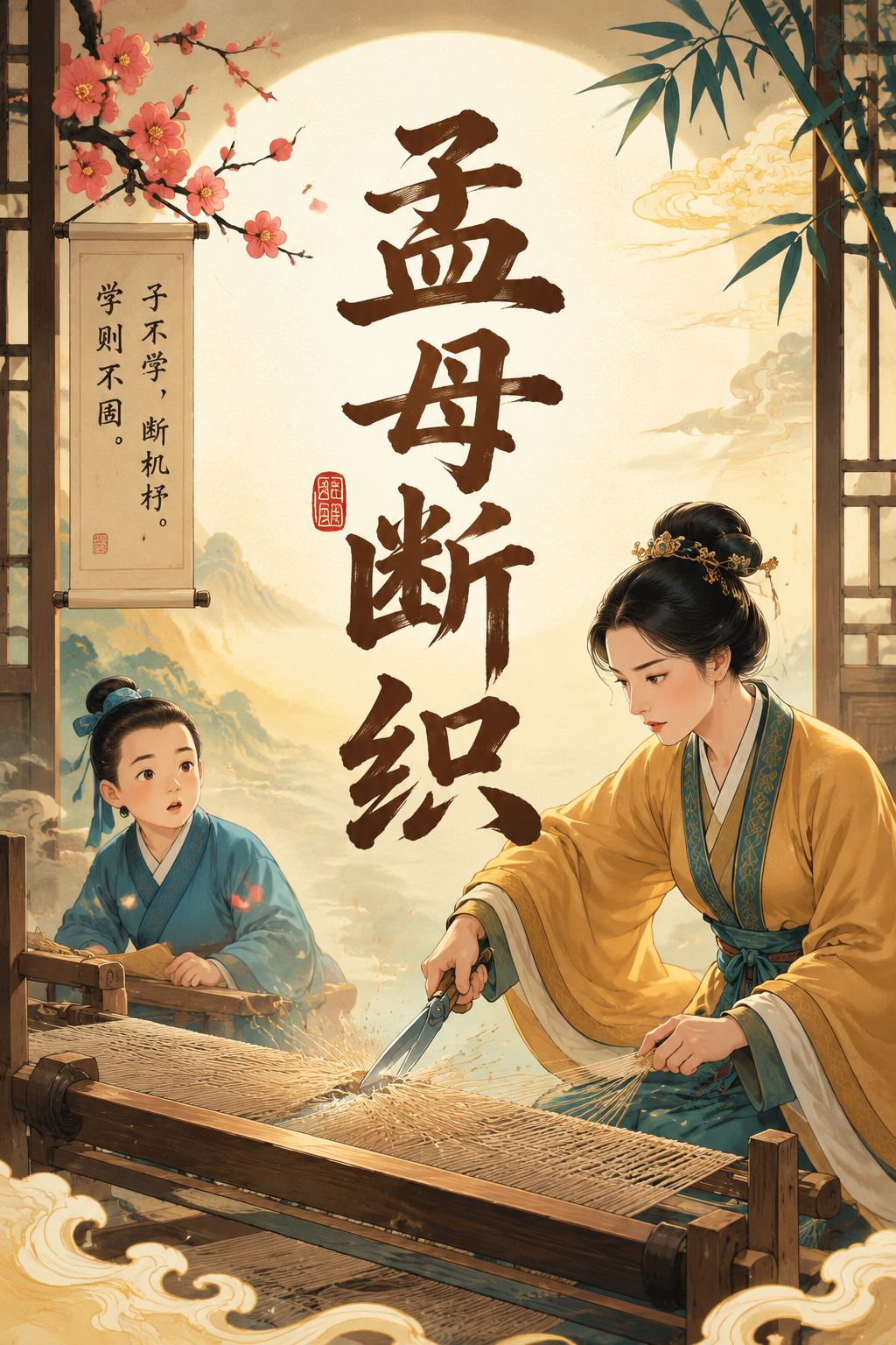 孟母断织