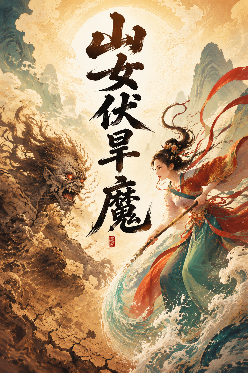 山女伏旱魔