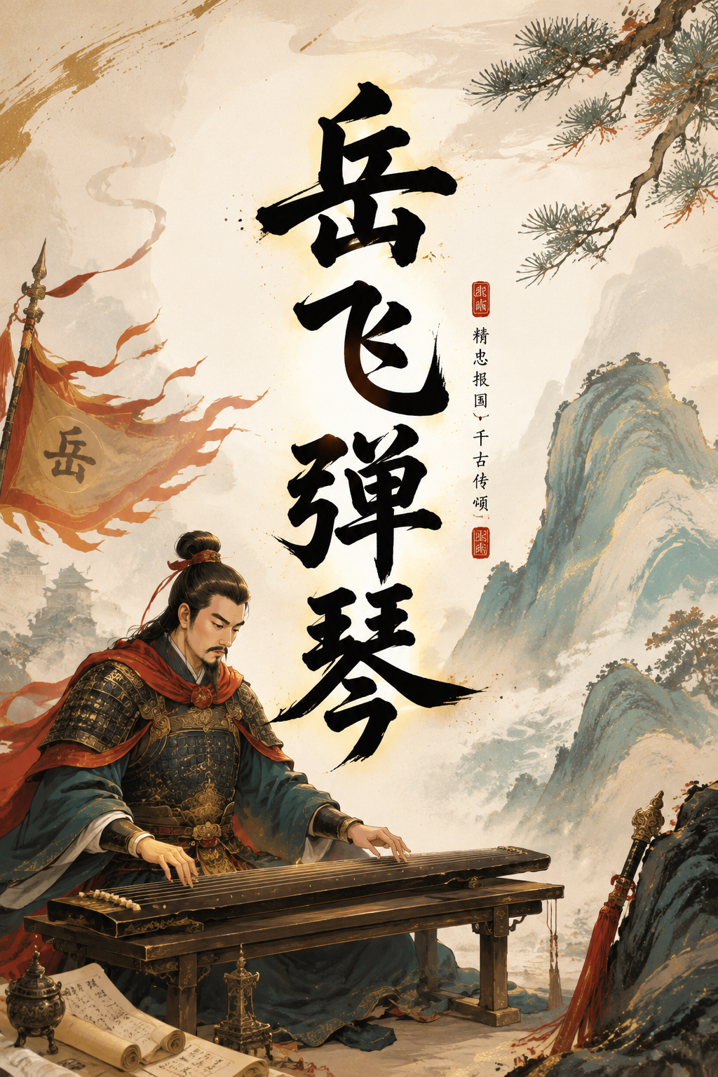 岳飞弹琴