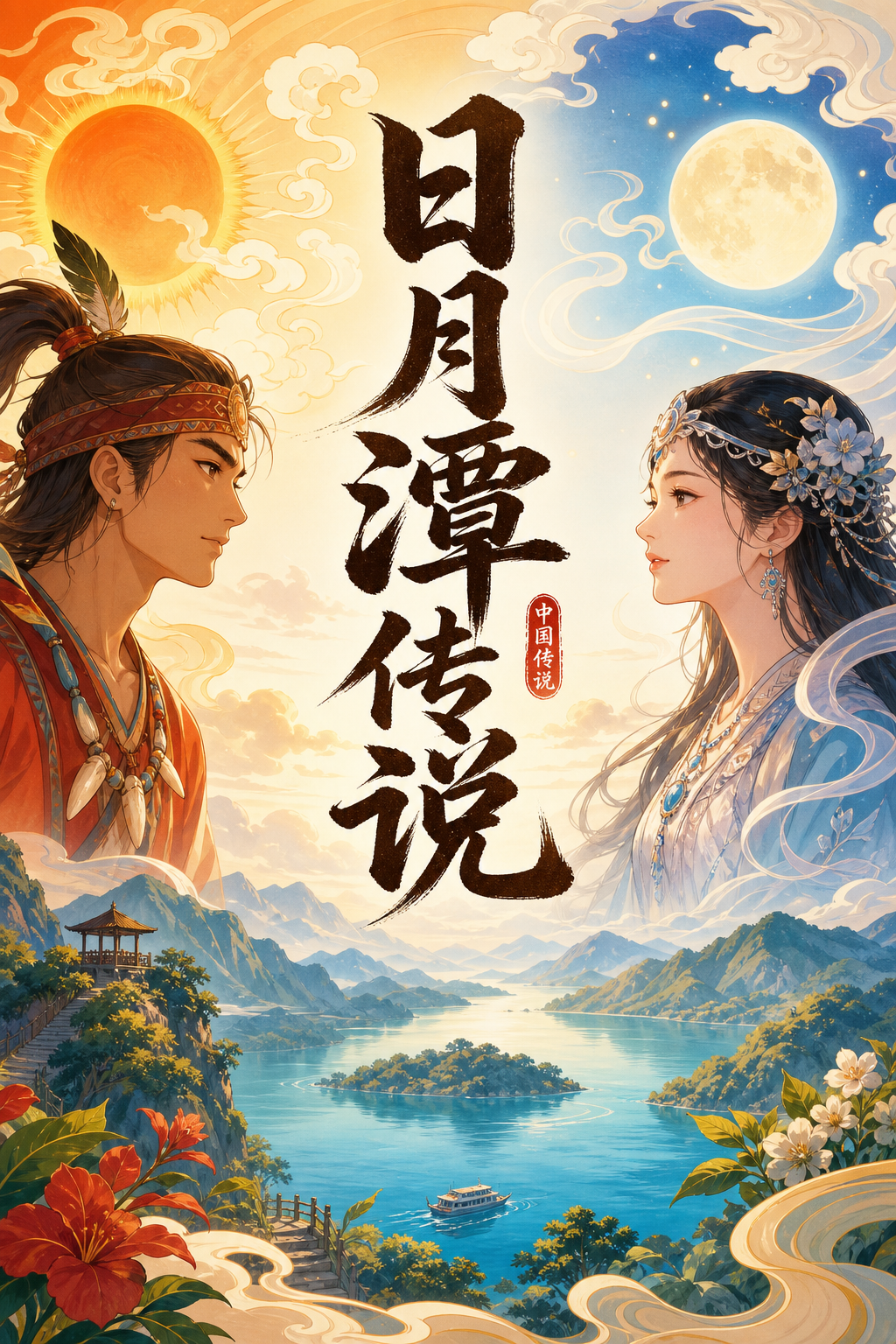 日月潭传说