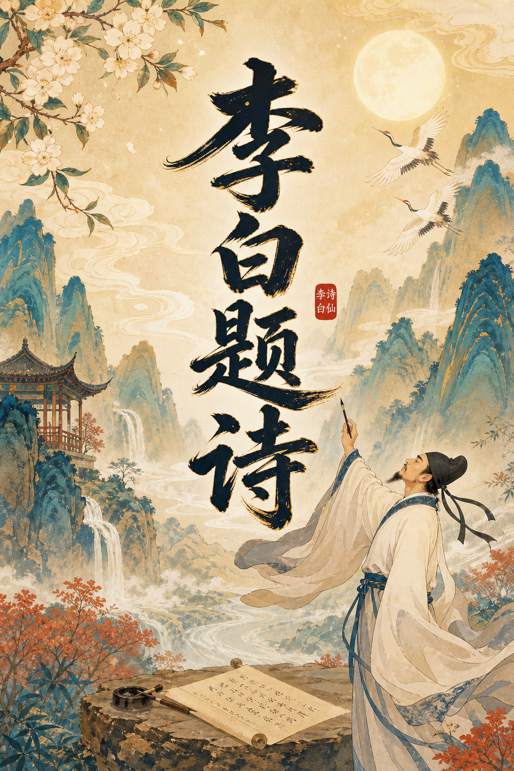 李白题诗