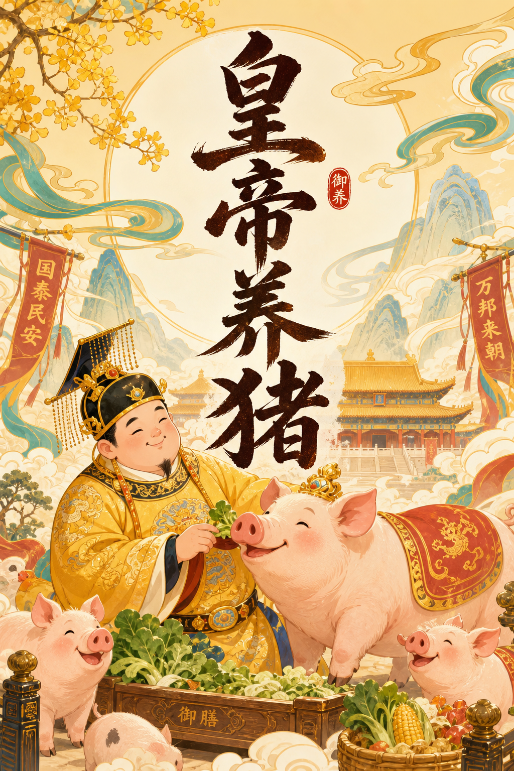 皇帝养猪