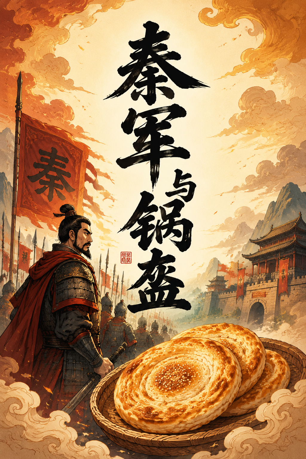 秦军与锅盔