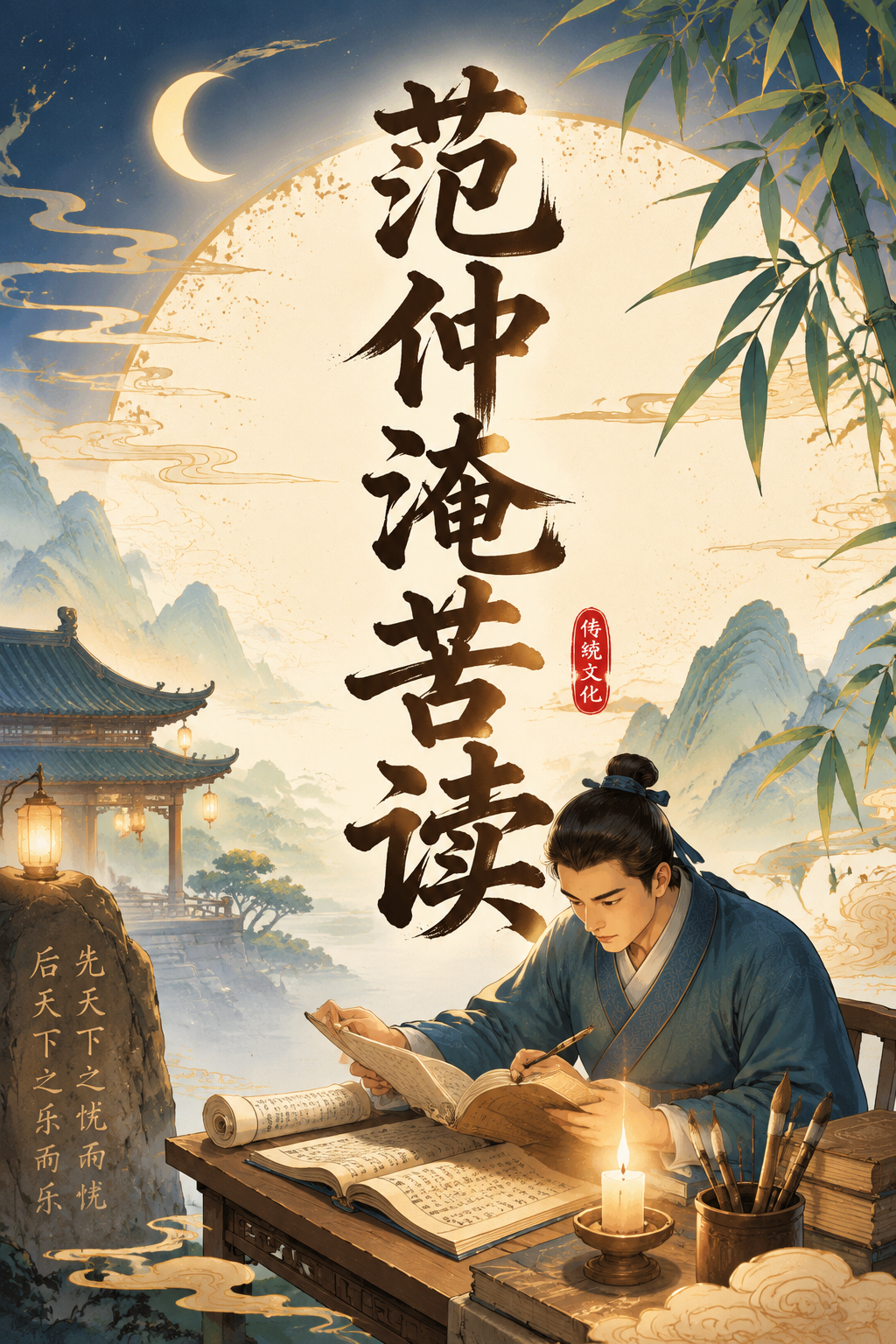 范仲淹苦读