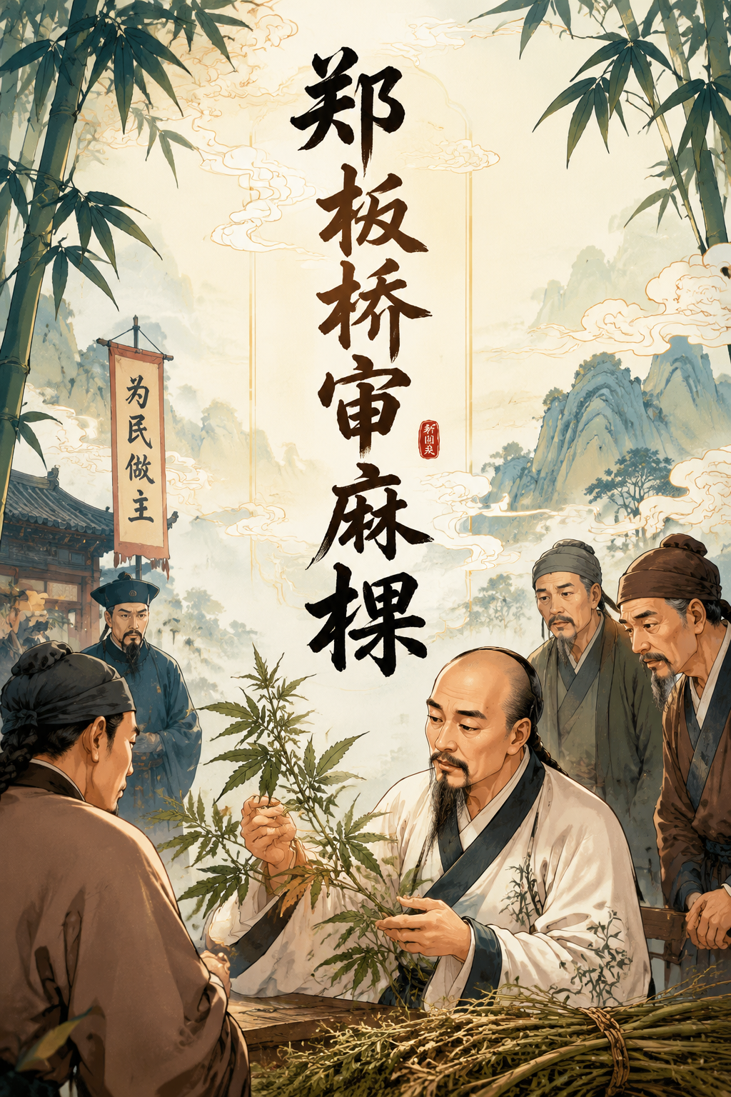郑板桥审麻棵