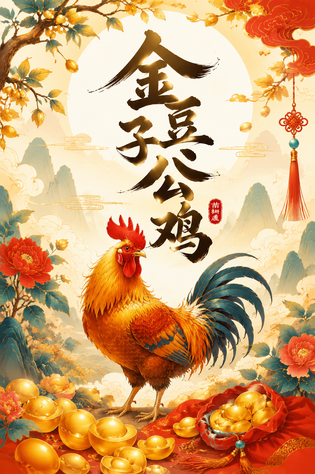 金豆子公鸡