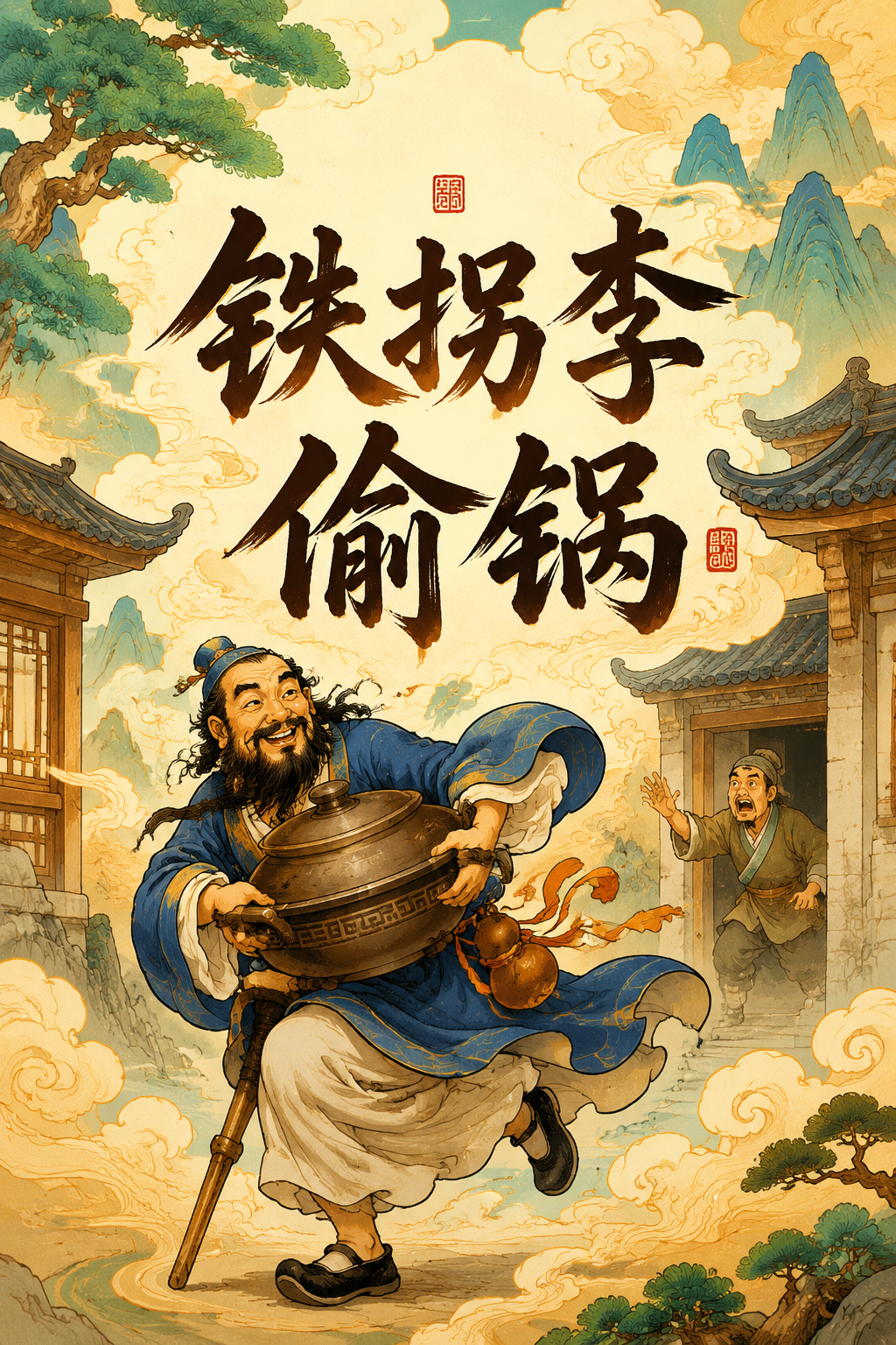 铁拐李偷锅
