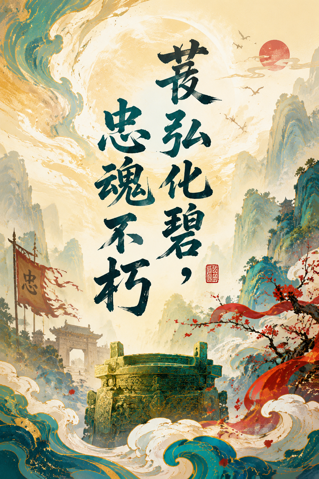 苌弘化碧，忠魂不朽